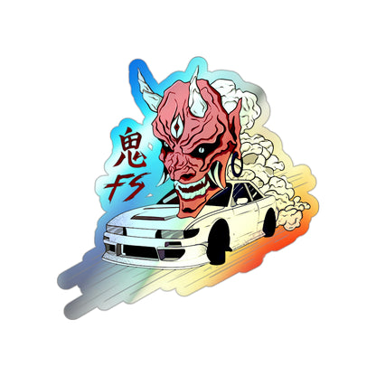 ONI-FACTORY 鬼 S13 Holographic Sticker